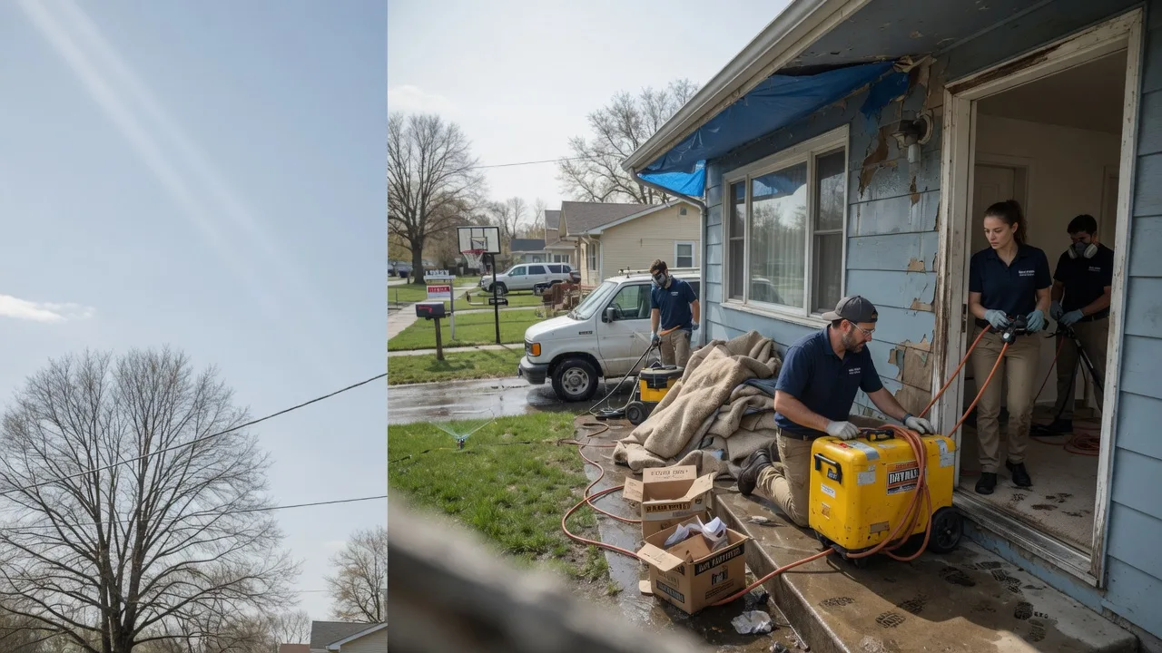 Basement Flood Cleanup in Bern, KS near me